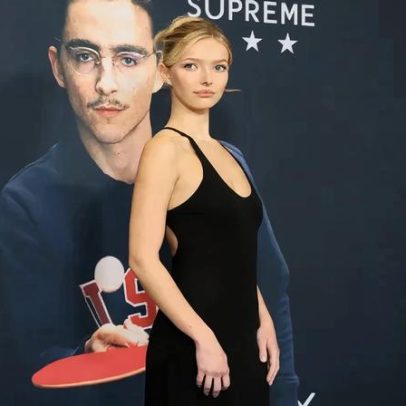 Apple Martin usa vestido preto de Gwyneth Paltrow na première de Marty Supreme