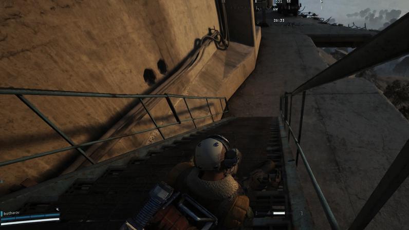 Sliding down steps in ARC Raiders.