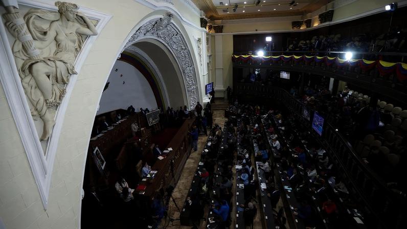 Parlamentares participam de sessão extraordinária em Caracas, Venezuela 22 de dezembro de 2025 REUTERS/Leonardo Fernandez Viloria