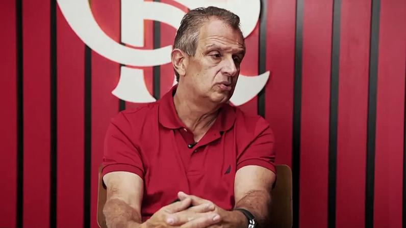 Luiz Eduardo Baptista (BAP) é o presidente do Flamengo (Foto: Reprodução/Flamengo TV)