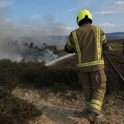 Trilhas reabrem após incêndio em charneca