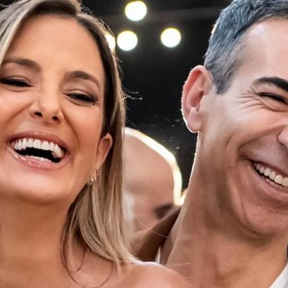 Monocelha do jornalista vira cupido e aproxima Ticiane Pinheiro e César Tralli