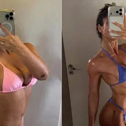Ex-participante de De Férias com o Ex mostra antes e depois do corpo