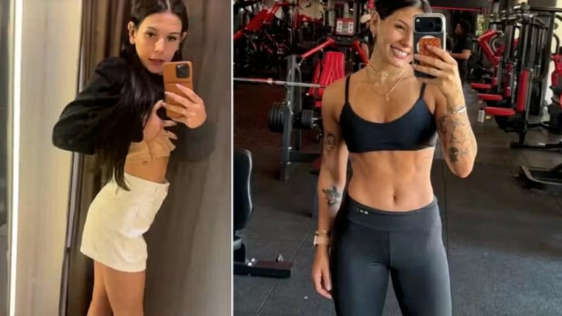 Antes e depois de Ana Castela — Foto: Reprodução/Instagram
