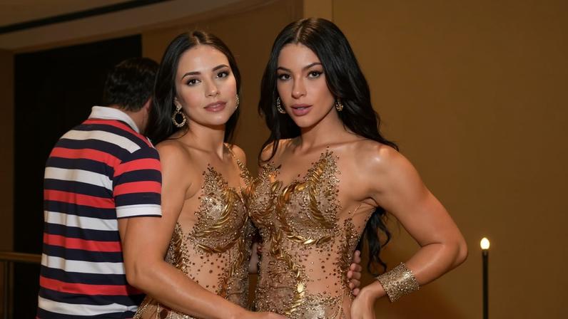 Belo, Rayane Figliuzzi e Viviane Araujo — Foto: Lucas Ramos/Brazil News