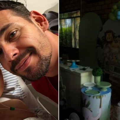 Marido de Isabel Veloso rebate críticas por festa ao filho com esposa internada