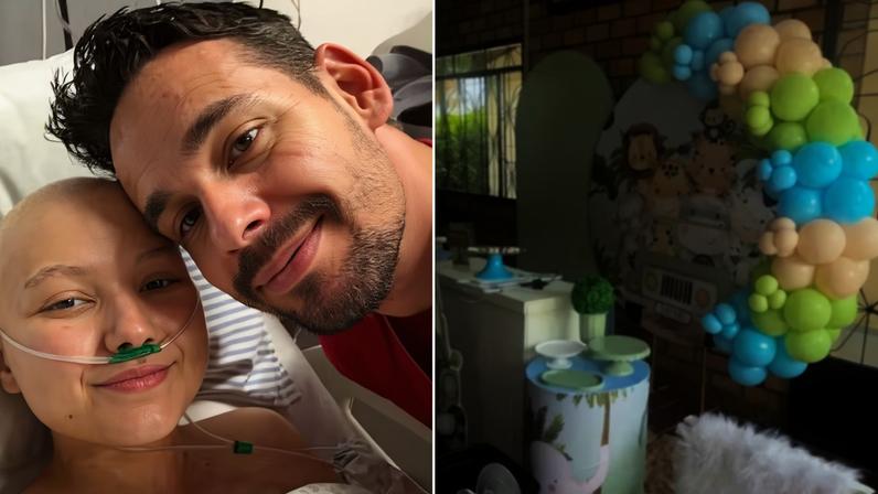 Isabel Veloso e Lucas Bordas — Foto: Reprodução/Instagram