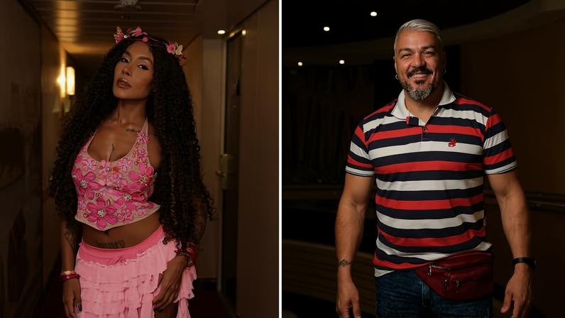Giovanna Jacobina define Belo como pai — Foto: Lucas Ramos/Brazil News