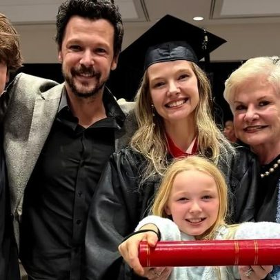 Berenguer posta foto da formatura da esposa; mestrado em terapia de casais