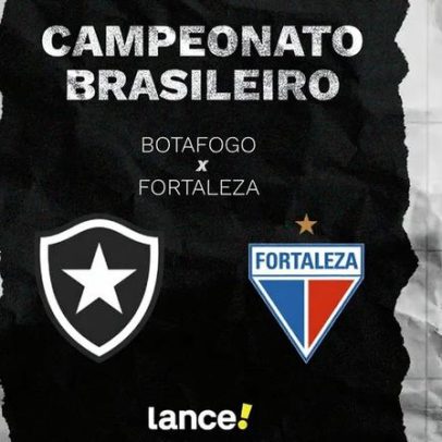 Botafogo x Fortaleza: horário, transmissão e escalações pelo Brasileirão