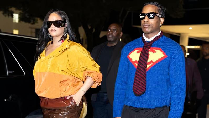 Rihanna e A$AP Rocky participam de festa em Miami