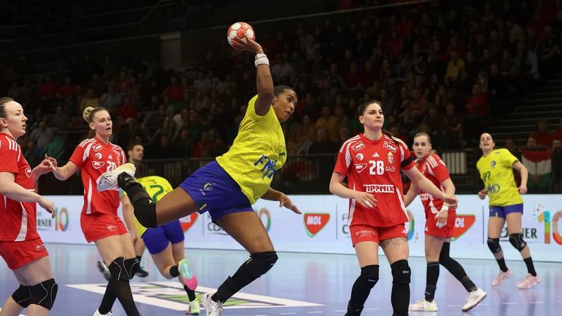Seleção brasileira de handebol (Foto: Divulgação CBHb)