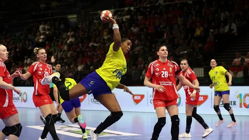 Seleção brasileira de handebol (Foto: Divulgação CBHb)