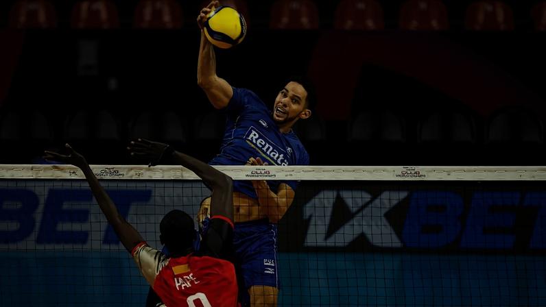 Campinas x Al-Rayyan no Mundial de Clubes masculino de vôlei (Foto: Volleyball World)
