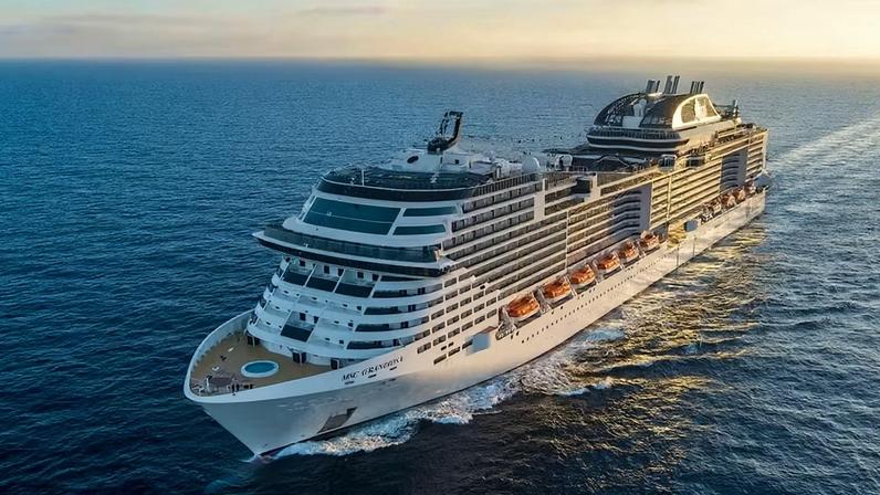 MSC Grandiosa. — Foto: Divulgação/MSC Cruzeiros