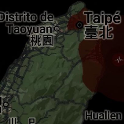 Terremoto de magnitude 7,0 abala Taipé, capital de Taiwan