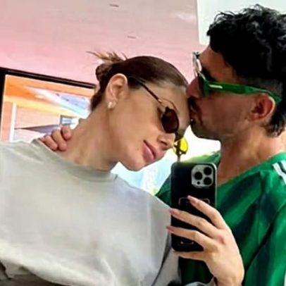 Milano, primeiro filho de Arrascaeta e Camila Bastiani, nasce