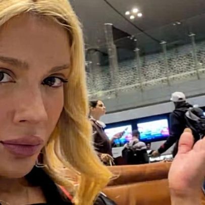 Karoline Lima faz primeira aparição após derrota do Flamengo no Catar