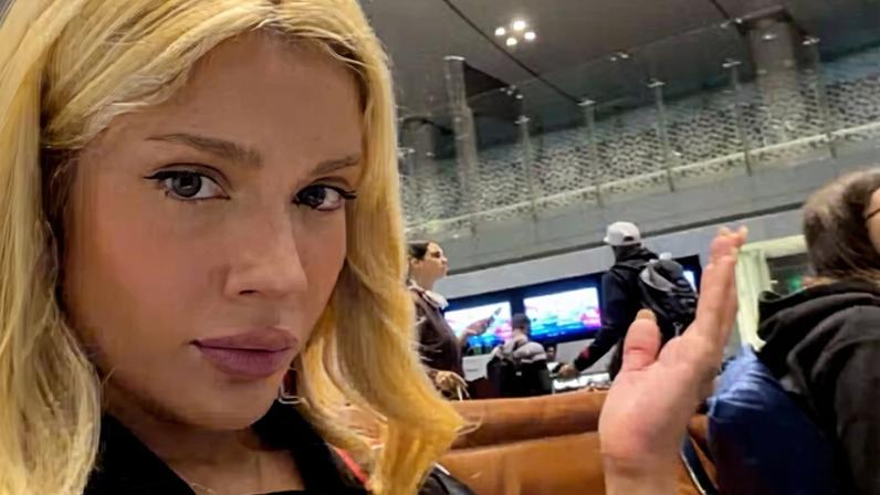 Karoline Lima vai 'correndo' para o aeroporto após derrota do Flamengo no Catar