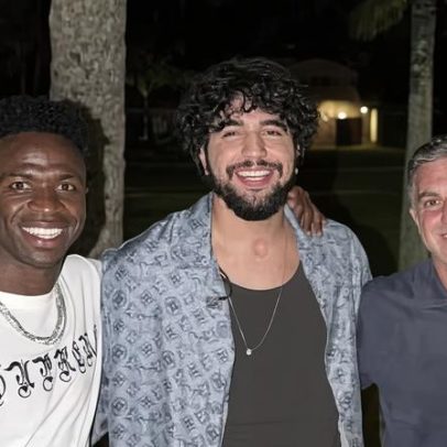 Nattan reage depois de postar foto com Vini Jr. ao som de Zé Felipe