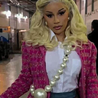 Cardi B e Stefon Diggs aparecem com Chanel vintage no jogo Patriots x Jets