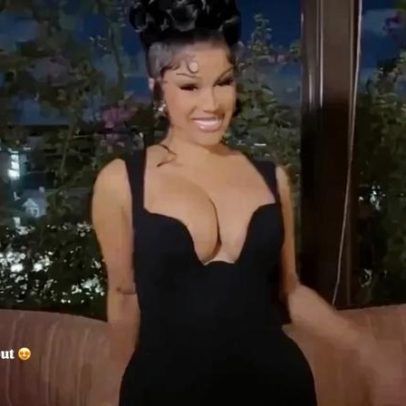 Cardi B usa vestido preto para comemorar aniversário de Stefon Diggs em Miami
