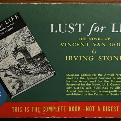 Lust for Life: livro de Van Gogh feito para bolsos de soldados dos EUA na II Guerra