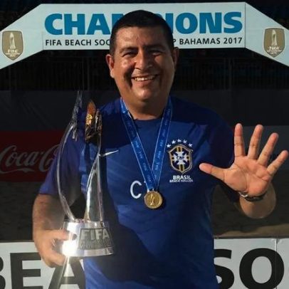 Seleção brasileira de Beach Soccer anuncia retorno do técnico após oito anos