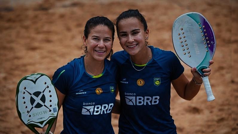Sophia Chow e Vitória Marchezini (Foto: Marcelo Leão/CBT)