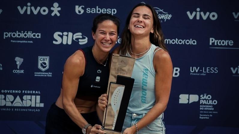 Sophia Chow e Vitória Marchezini (à direita) (Foto: Matheus Films)
