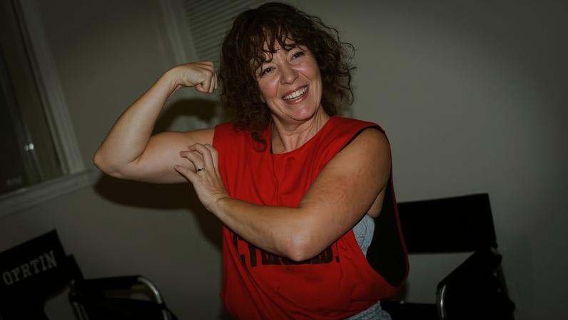 Sydney Sweeney como a boxeadora Christy — Foto: Reprodução Instagram