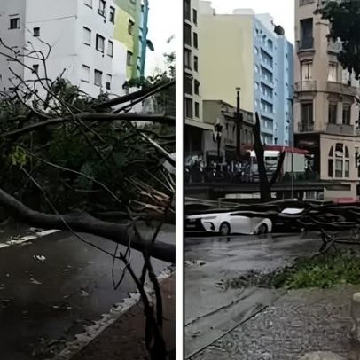 Rio Grande do Sul fica em alerta por tempestades e rajadas de vento