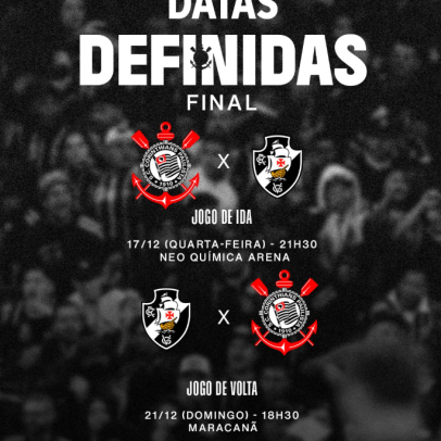 Corinthians x Vasco: histórico de mata-mata antes da final da Copa do Brasil