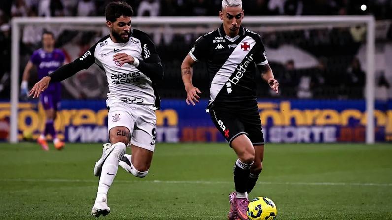Partida entre Corinthians e Vasco, válida pelo jogo de ida da final da Copa do Brasil • Ricardo Moreira/Getty Images