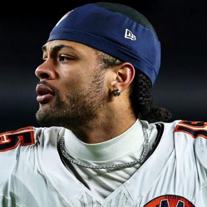 Rome Odunze se machuca novamente no pé e fica fora contra Browns