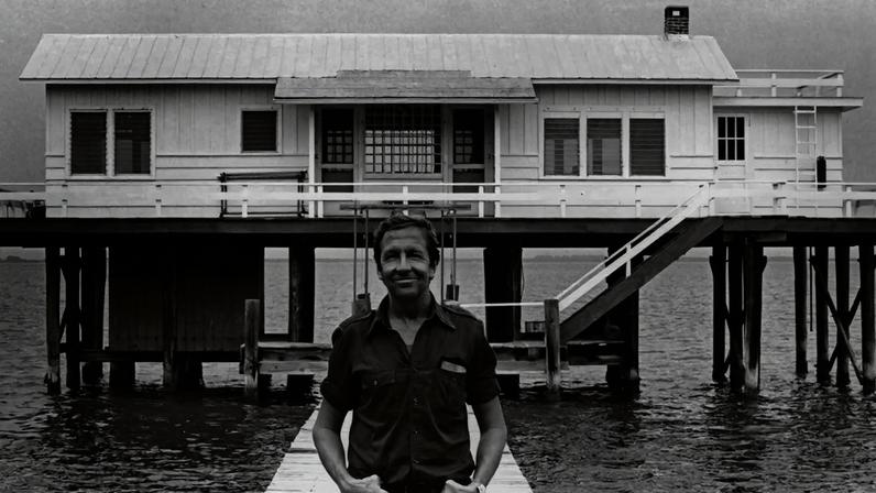 Robert Rauschenberg on Captiva Island in 1979. Though he kept his studio in New York, the artist had been spending most of his time in Florida since 1970 Photo: Terry Van Brunt