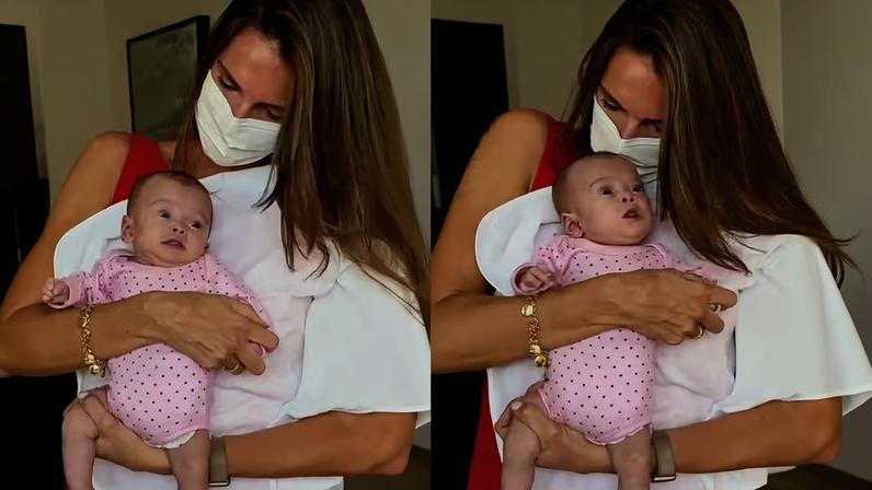Daniella Sarahyba com a sobrinha e afilhada, Eduarda — Foto: Reprodução/Instagram