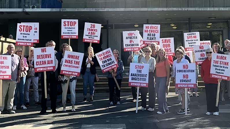 The proposed energy plant near Sedgefield has previously faced protests