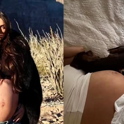 Rafa Kalimann exibe foto da barriga grávida com seus cães