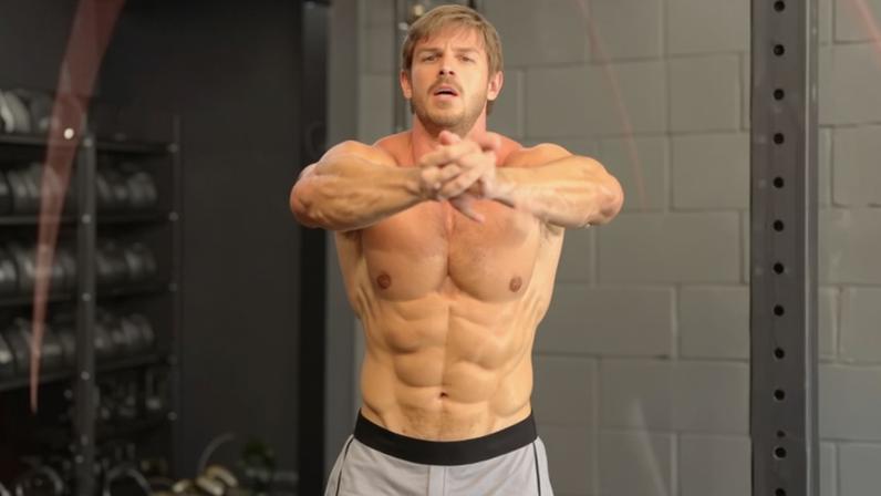 Noivo de Juliette impressiona com flexão de cabeça para baixo em treino intenso