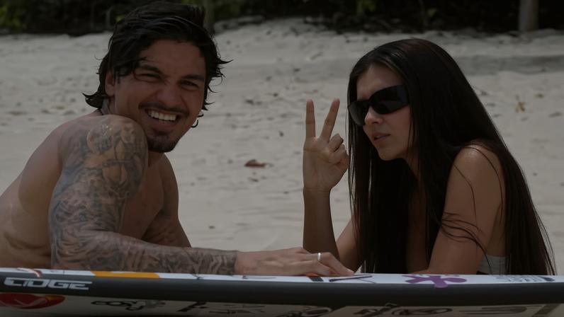 Isabella Arantes e Gabriel Medina — Foto: Reprodução/Instagram