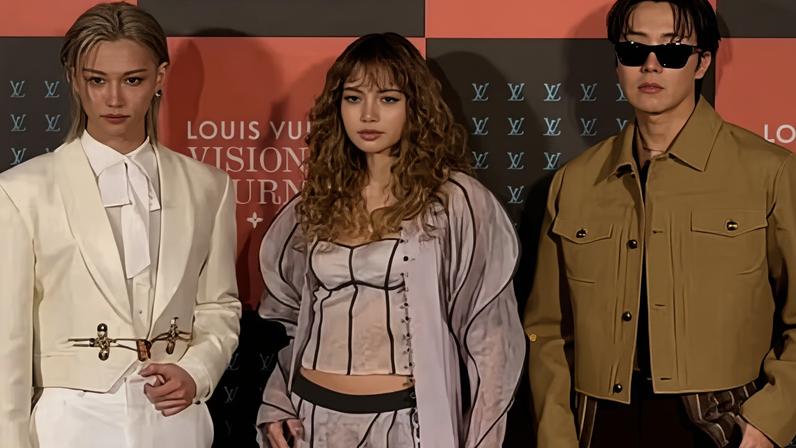 Felix, do Stray Kids, Lisa, do BLACKPINK, e J-Hope, do BTS — Foto: Reprodução/Instagram Daily Fashion News