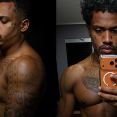 MC Davi publica fotos de transformação corporal antes e depois