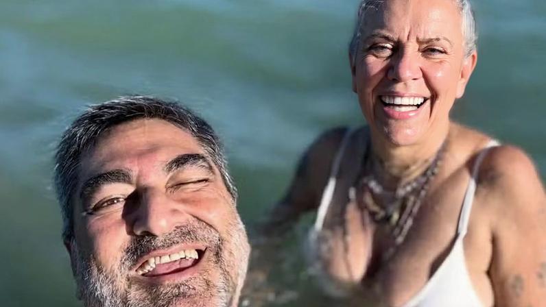 Zeca Camargo e Astrid Fontenelle — Foto: Reprodução/Instagram