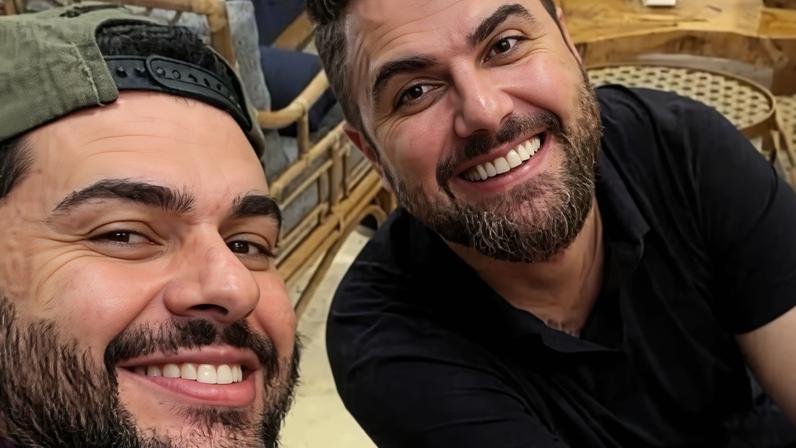 Cristiano ao lado de Zé Neto