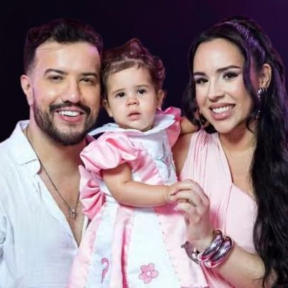 Victor Hugo e Diego celebram 1 ano da filha Elisa