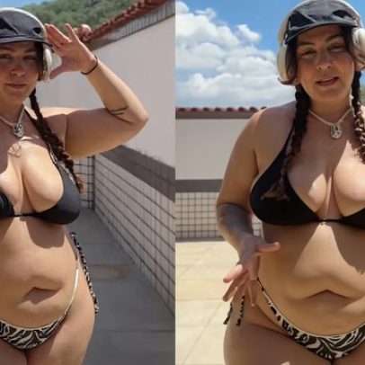 Vica Brenner fala sobre coragem de usar biquíni e autoconfiança