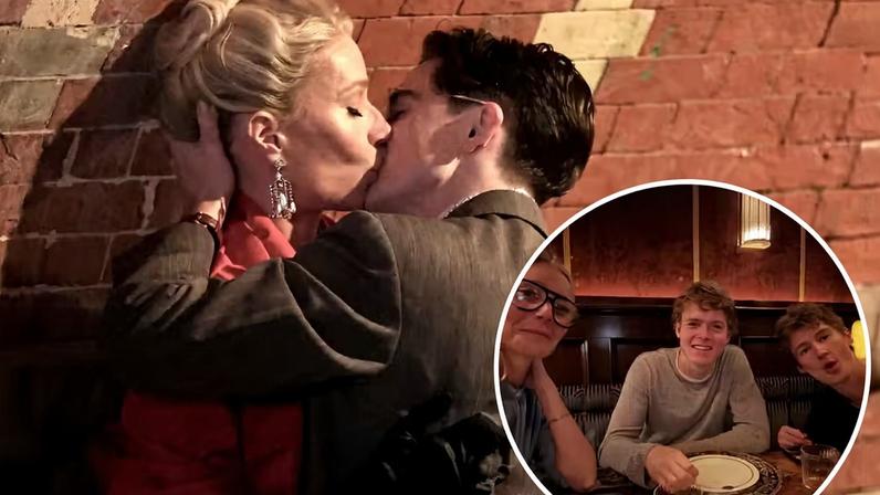 Gwyneth Paltrow fala da reação dos filhos sobre beijo com Timothee Chalamet em Marty Supreme — Foto: Grosby Group e Reprodução/Instagram