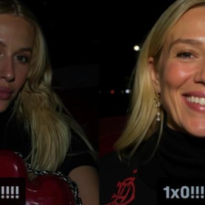 Karoline Lima posa com amuleto do Flamengo e clube abre o placar
