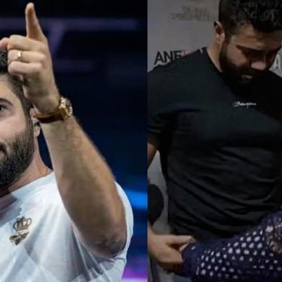 Idosa surpreende Henrique e Juliano ao entrar no camarim com declaração inusitada